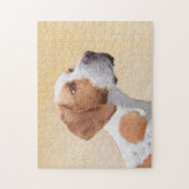 Puzzle Peinture de pointeur - jolie art original de chien (Vertical)