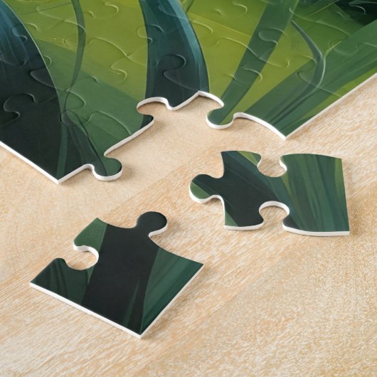 Puzzle Peinture de printemps de chats bleu russe (Côté)