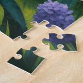 Puzzle Peinture de printemps de chien tibétain Terrier (Côté)