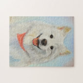 Puzzle Peinture de Samoyed (Horizontal)