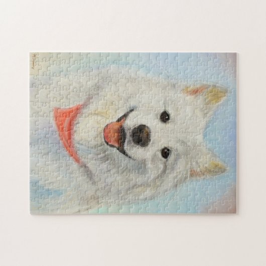Puzzle Peinture de Samoyed (Horizontal)