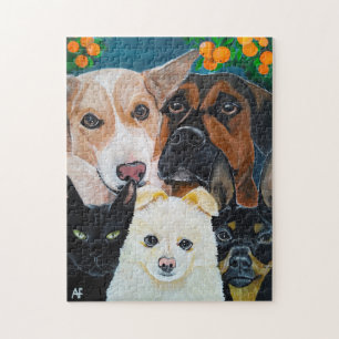 Puzzle Peinture de selfie d'animal de compagnie par Alfre