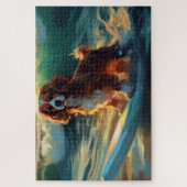Puzzle Peinture de surf sur la plage de Cavalier King (Vertical)