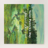 Puzzle peinture de vallée verte Aquarelle (Horizontal)