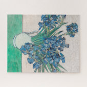 Puzzle Peinture de vase d'iris de Van Gogh Impressionnism (Horizontal)