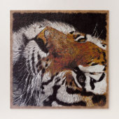 Puzzle Peinture de visage de tigre (Horizontal)