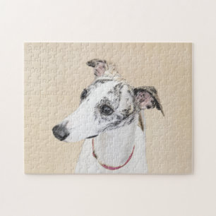 Puzzle Peinture de Whippet - Joli Art Original de Chien