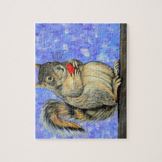 Puzzle Peinture d'écureuil (Vertical)