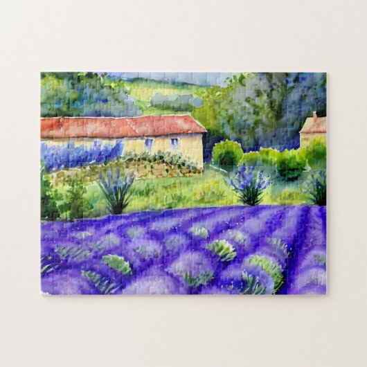 Puzzle Peinture des champs Lavender (Horizontal)