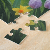 Puzzle Peinture des fleurs de printemps des chiens de Ter (Côté)
