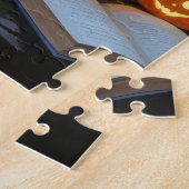 Puzzle Peinture d'Halloween blanc Heeler Chien Whimsical (Côté)