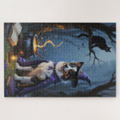 Puzzle Peinture d'Halloween capricieuse australienne (Horizontal)