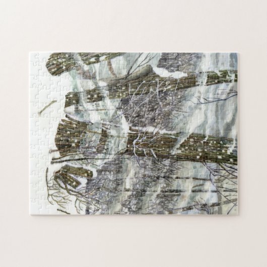 Puzzle Peinture d'hiver (Horizontal)