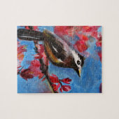 Puzzle Peinture d'oiseaux de printemps (Horizontal)