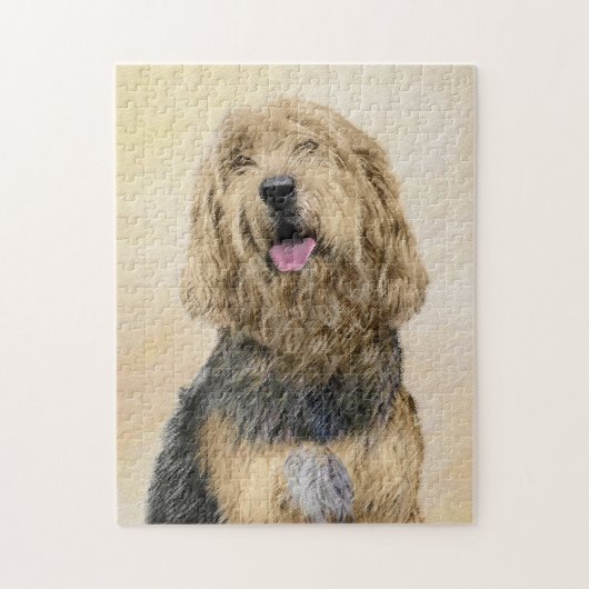 Puzzle Peinture d'Otterhound - Joli art original de chien (Vertical)