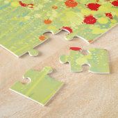 Puzzle Peinture du paysage de prairie (Côté)