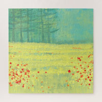 Peinture du paysage de prairie