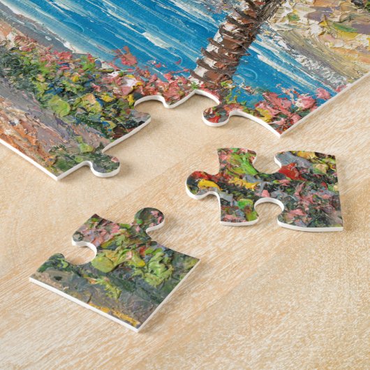 Puzzle Peinture d'un voilier en Hawaï (Côté)