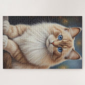 Puzzle Peinture élégante de chats Ragdoll (Horizontal)