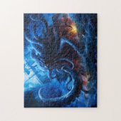 Puzzle Peinture fantastique Kraken attaquant un navire en (Vertical)