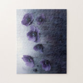 Puzzle Peinture gothique à fleurs violettes (Vertical)