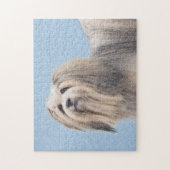 Puzzle Peinture Havanaise (Argent) - Cute Original Chien  (Vertical)