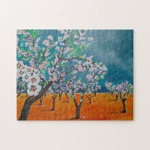 Puzzle Peinture Huerto de Almendros par Alfred Fox
