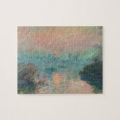 Puzzle Peinture impressionniste de Monet Sunset (Horizontal)