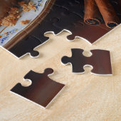 Puzzle Peinture inspirée Vintage de la tarte Apple (Côté)