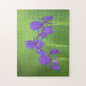 Puzzle Peinture Iris Violet - Art Fleur Originale (Vertical)