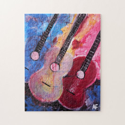 Puzzle Peinture Jamming be Goode par Alfred Fox (Vertical)