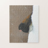 Puzzle Peinture Junco foncée - Art original pour oiseaux (Vertical)