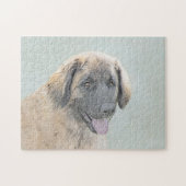 Puzzle Peinture Leonberger - Joli art original chien (Horizontal)