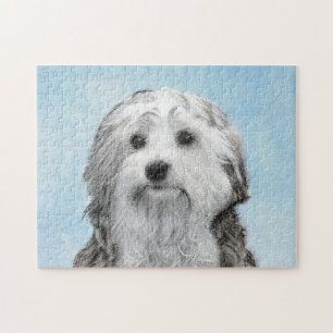 Puzzle Peinture Lowchen - Cute Original Chien Art