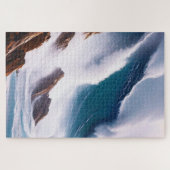 Puzzle Peinture majestueuse des vagues océaniques (Horizontal)