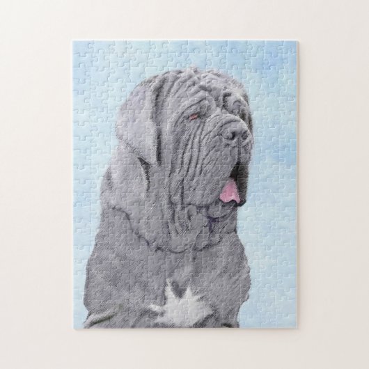 Puzzle Peinture Mastiff Neopolitan - Art Chien original (Vertical)