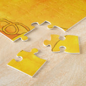 Puzzle Peinture Motif citrouille aquarelle (Côté)