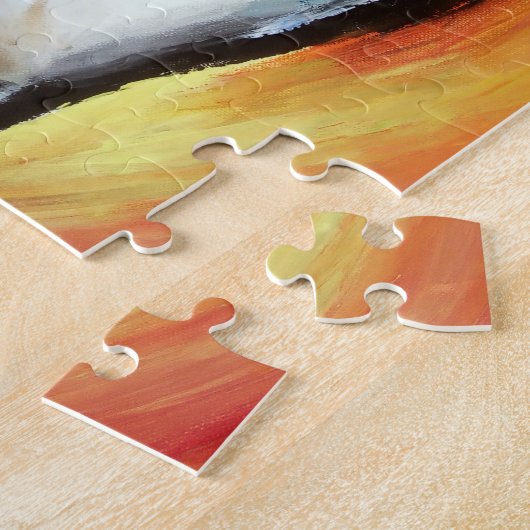 Puzzle Peinture oculaire bleu (Côté)