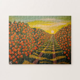 Puzzle Peinture Oranges de Valence par Alfred Fox