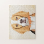 Puzzle Peinture originale de chien Beagle Hound Art anima (Vertical)