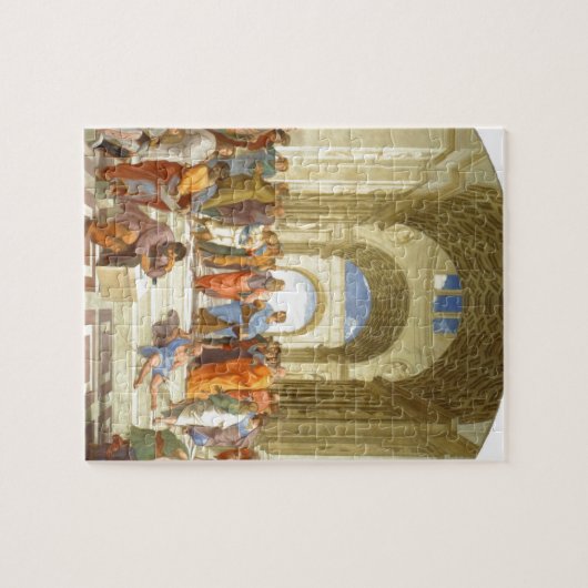 Puzzle Peinture originale "L'école d'Athènes" par Raffael (Horizontal)