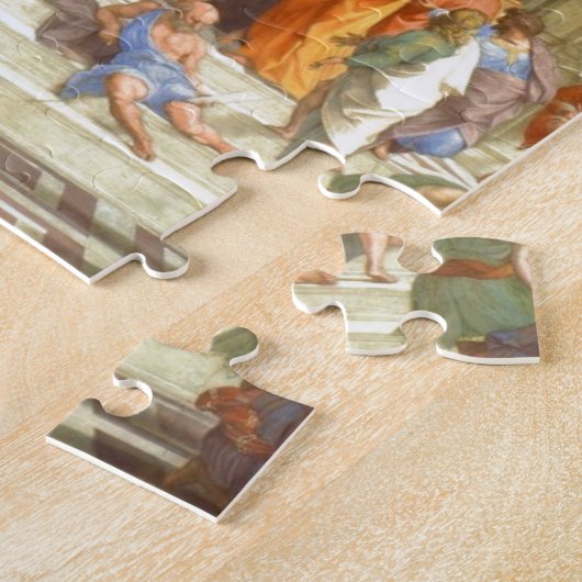 Puzzle Peinture originale "L'école d'Athènes" par Raffael (Côté)