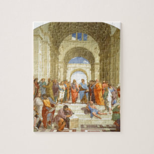 Puzzle Peinture originale "L'école d'Athènes" par Raffael