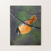Puzzle Peinture Oriole - Art Oiseau Original (Vertical)