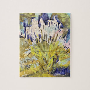 Puzzle Peinture Panaches d'herbe sauvage / Artiste Larry