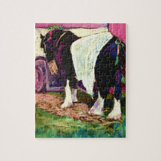 Puzzle Peinture Pastel "Shire Horse" (Vertical)