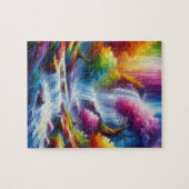 Puzzle Peinture paysagère Abstraite Art généré par IA (Horizontal)