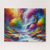 Puzzle Peinture paysagère IA Art généré Horizontal (Horizontal)