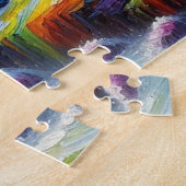 Puzzle Peinture paysagère IA Art généré Horizontal (Côté)