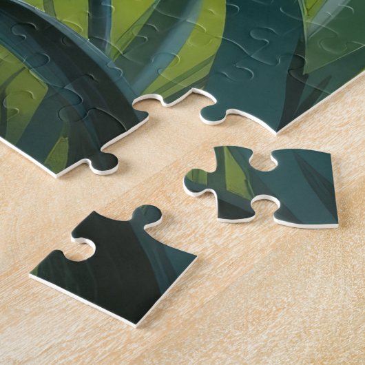 Puzzle Peinture Perse Fleurs de Printemps Chat (Côté)